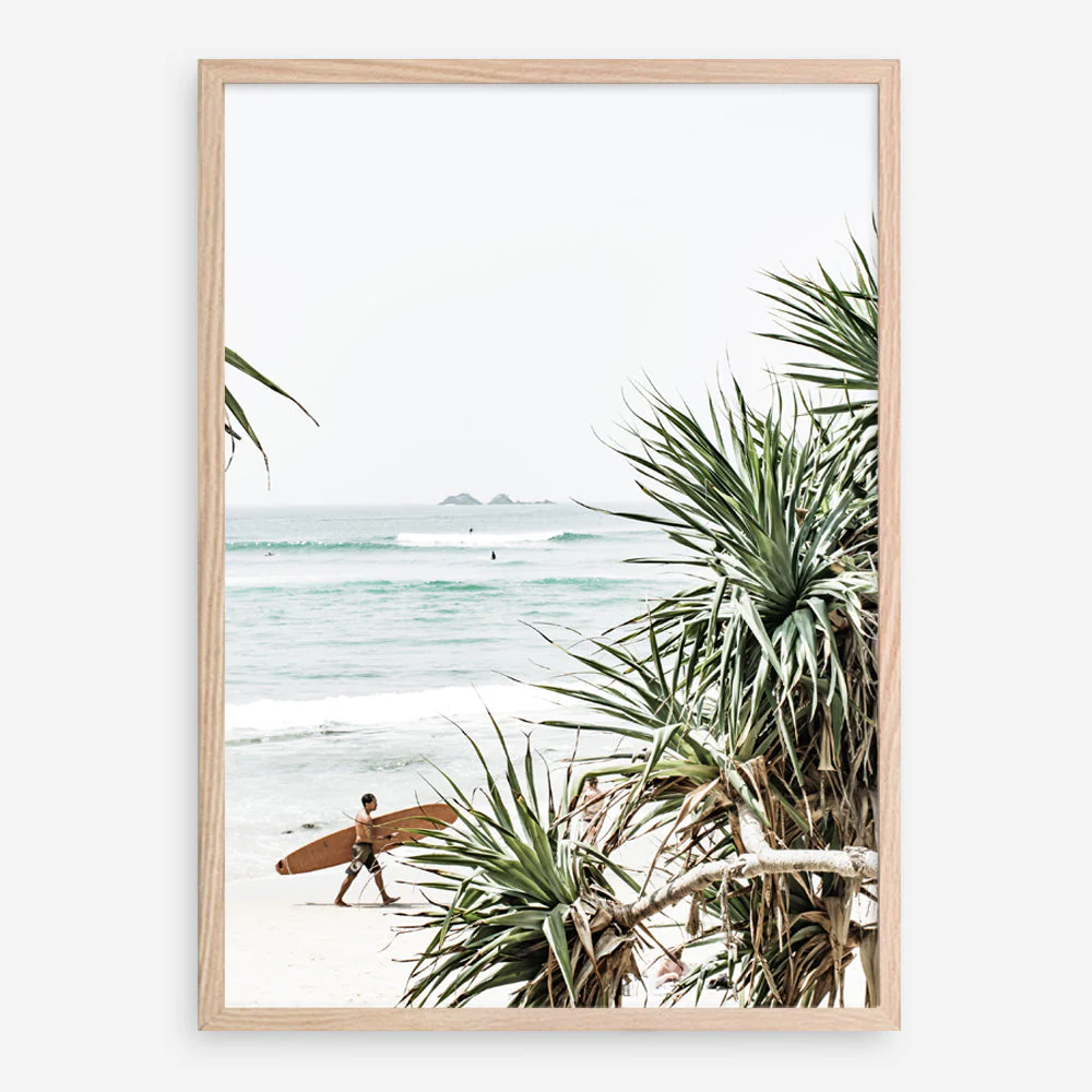 ByronBayLongboarderPrint
